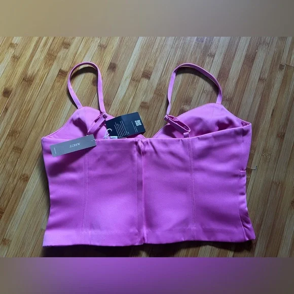 Christopher John Rogers X J.Crew bustier top in duchesse satin - Picture 2 of 6